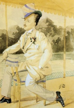 Un dandy James Jacques Joseph Tissot Pinturas al óleo